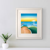 The Slope of Hope – Saltburn surf art by Matt Whaley