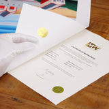 Ticket to Ride – Saltburn Pier and Cliff Lift surf art by Matt Whaley - certificate of authenticity