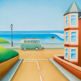 Coral ‘Reef’ Street – Saltburn surf art by Matt Whaley