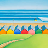 Carve Your Own Path – Saltburn beach huts and surf art by Matt Whaley