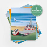 Pack of 5 Postcards - Collection 1