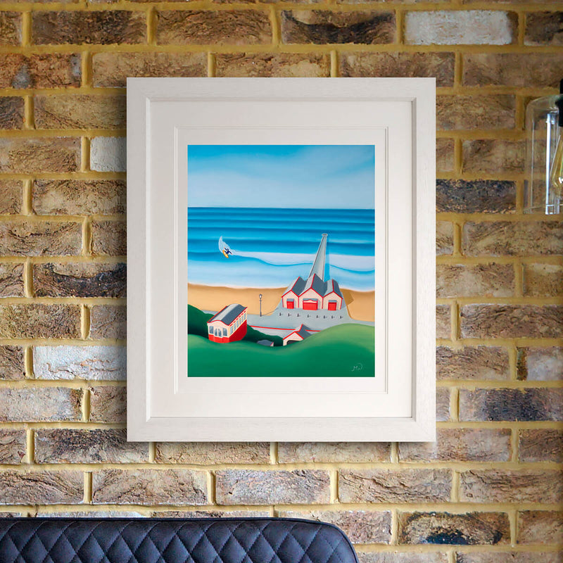 Matt Whaley Surf Art - Ticket to Ride - Saltburn