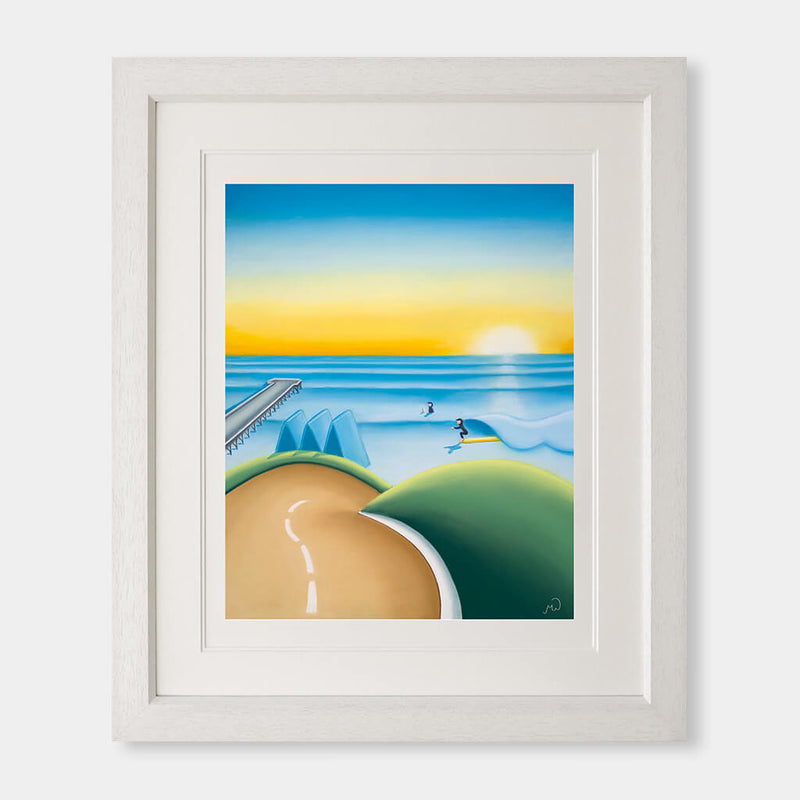 Matt Whaley Art - The Slope of Hope, framed