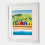 Matt Whaley Art - The Secret Path, framed and angled